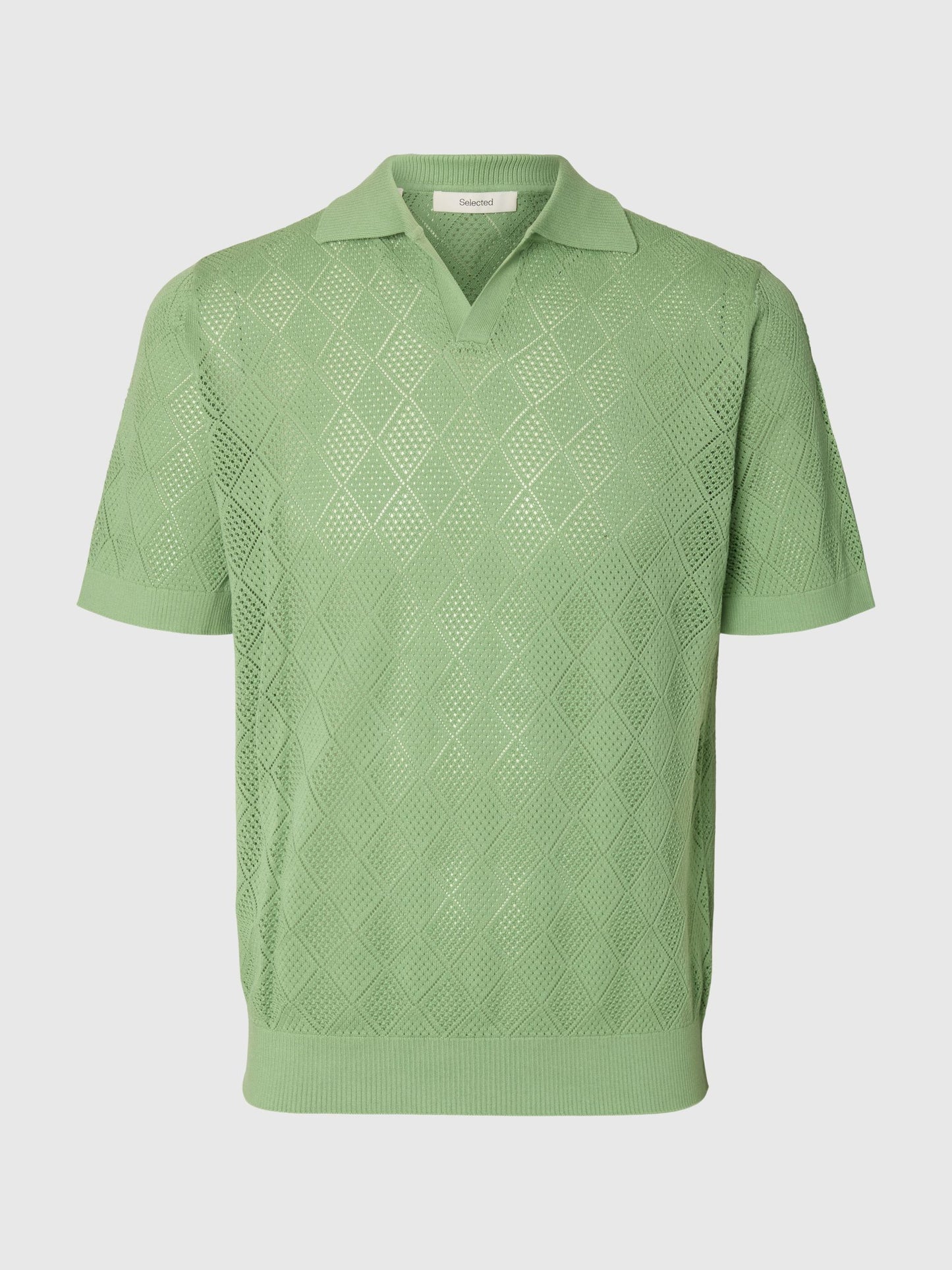 POLO EN MAILLE À MANCHES COURTES SELECTED