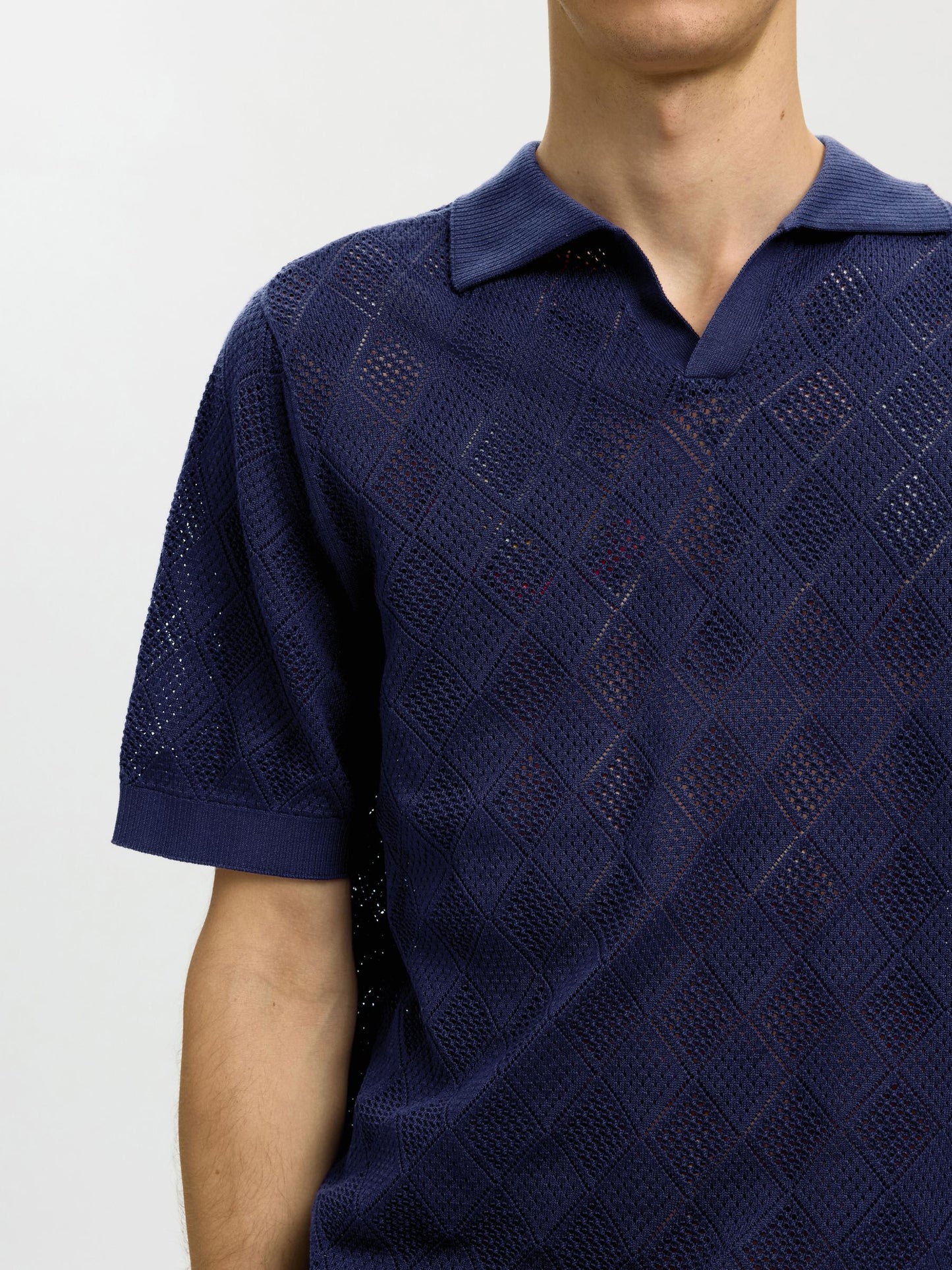POLO EN MAILLE À MANCHES COURTES SELECTED
