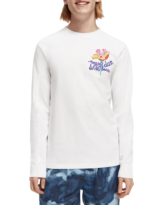 Organic cotton long-sleeved T-shirt - XXL