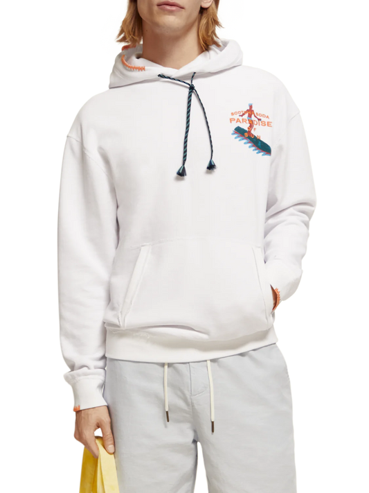 Relaxed fit artwork hoodie