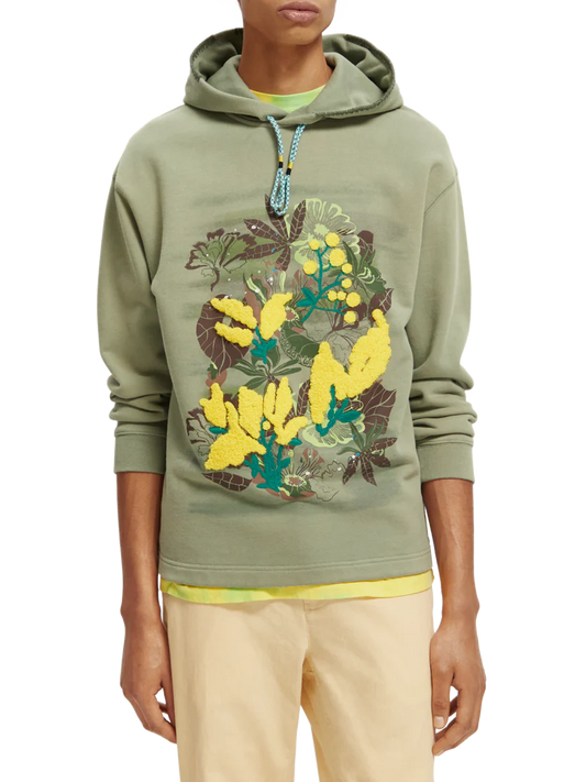 Relaxed fit artwork hoodie