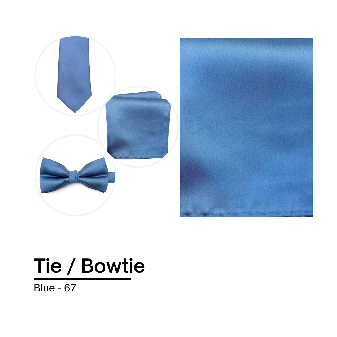 Cravate / Noeud Papillon Unie - Bleu