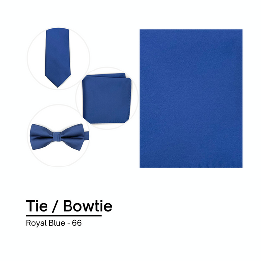 Cravate / Noeud Papillon Unie -  Royal Blue