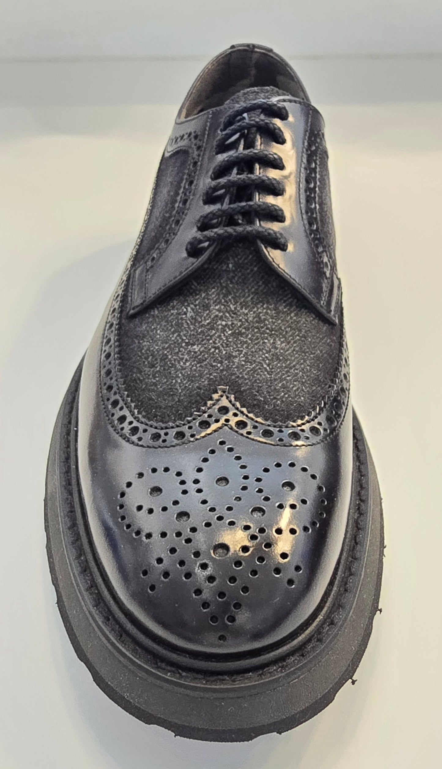 Calce Leather Shoes - Oxford Brogue Nappa Leather