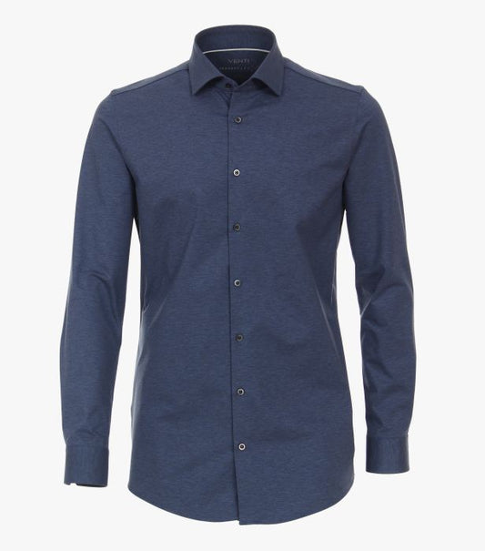 Chemise d'affaires extensible - Bleu