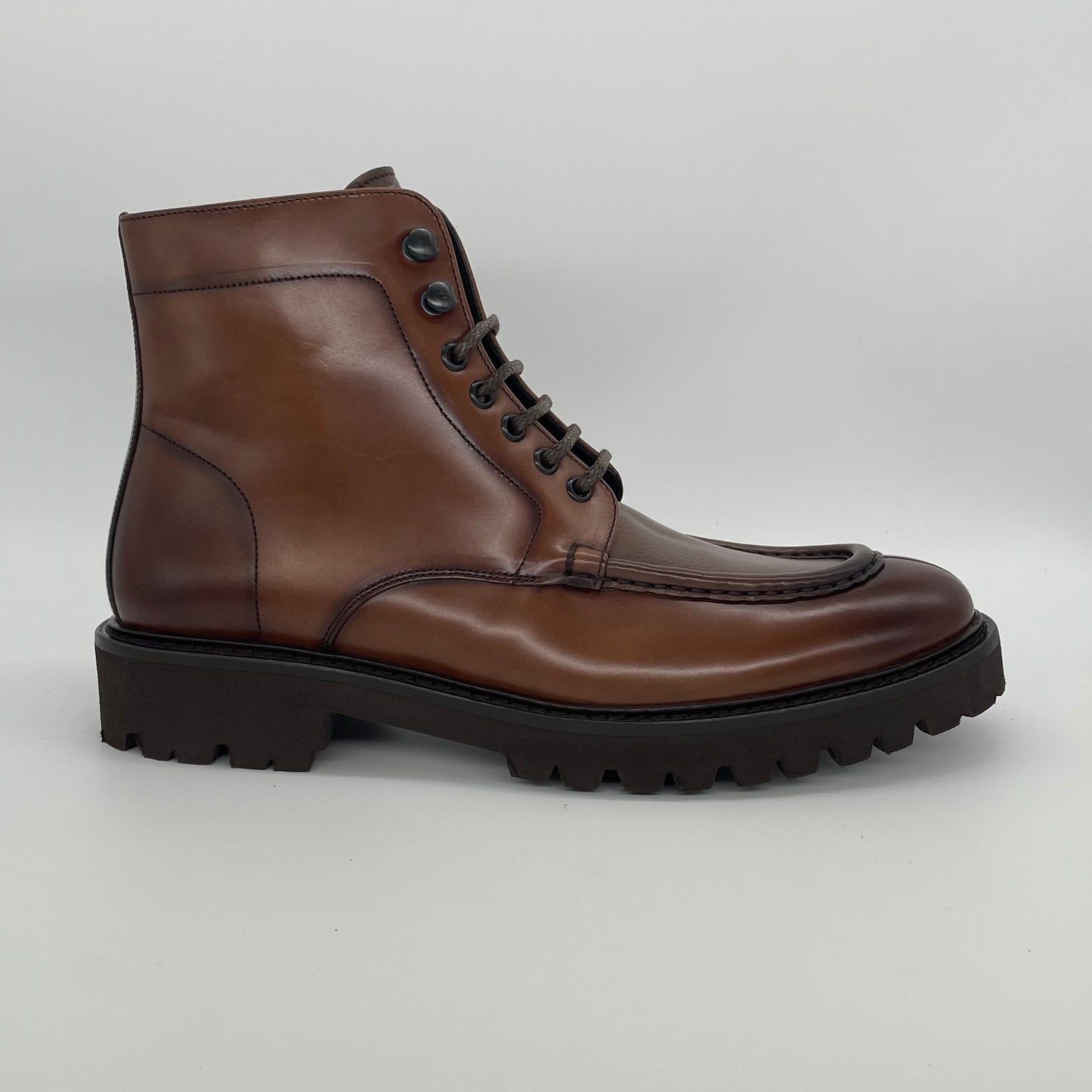 Calce Leather Boots - Brown