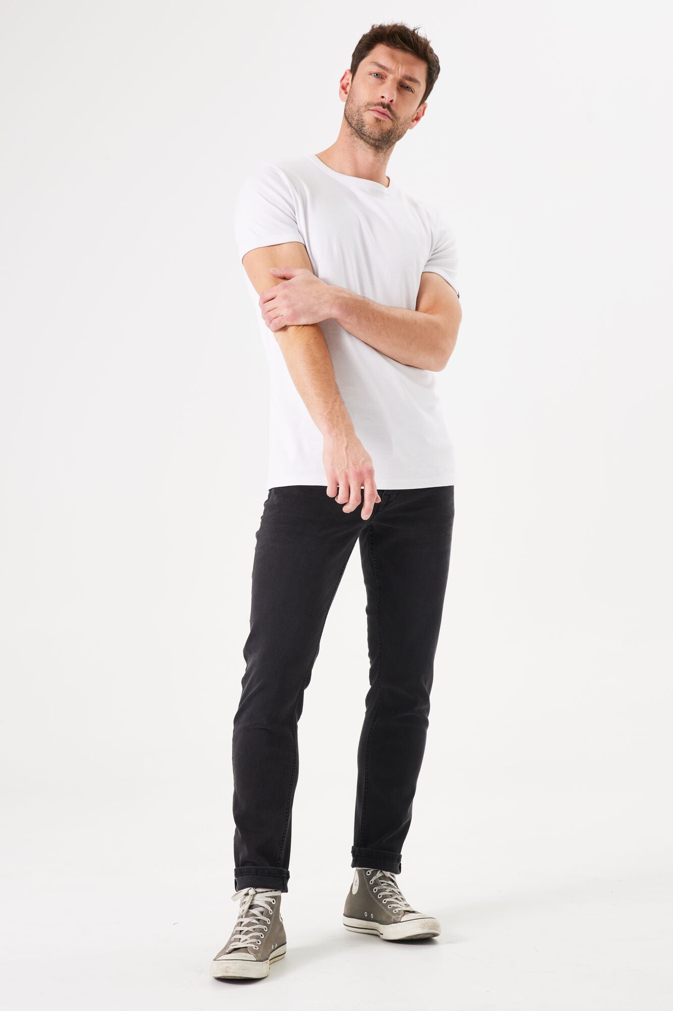 ROCKO 690 SLIM JEANS - DARK USED - GARCIA