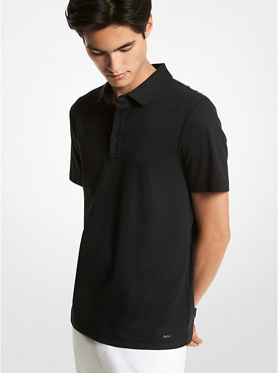 Polo en coton - Noir