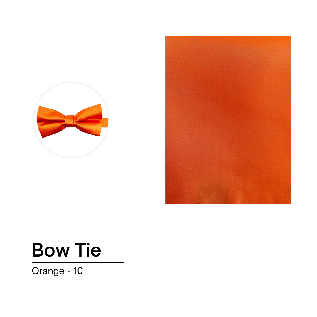 Cravate / Noeud Papillon Unie - Orange