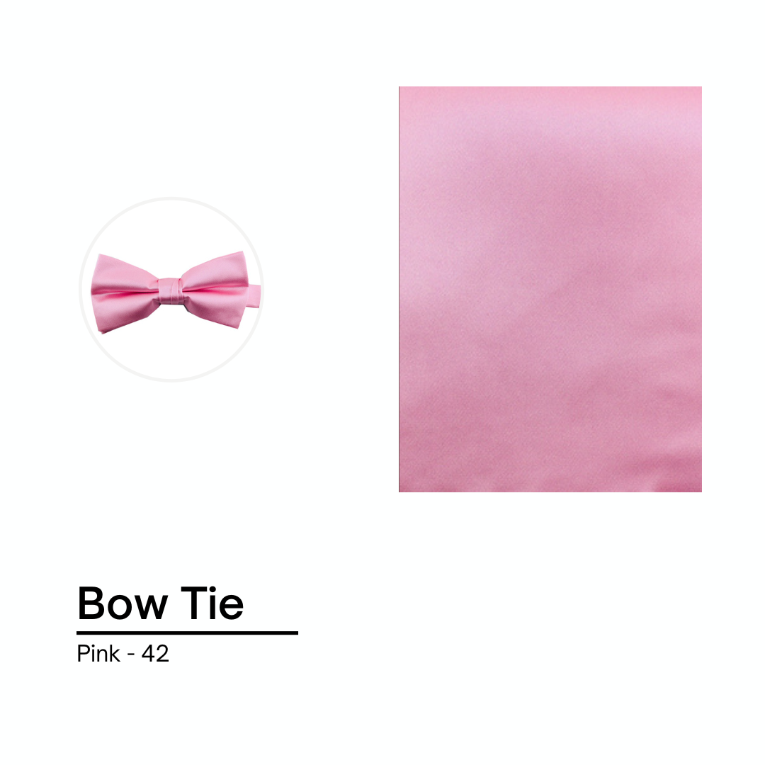 Cravate / Noeud Papillon Unie - Pink