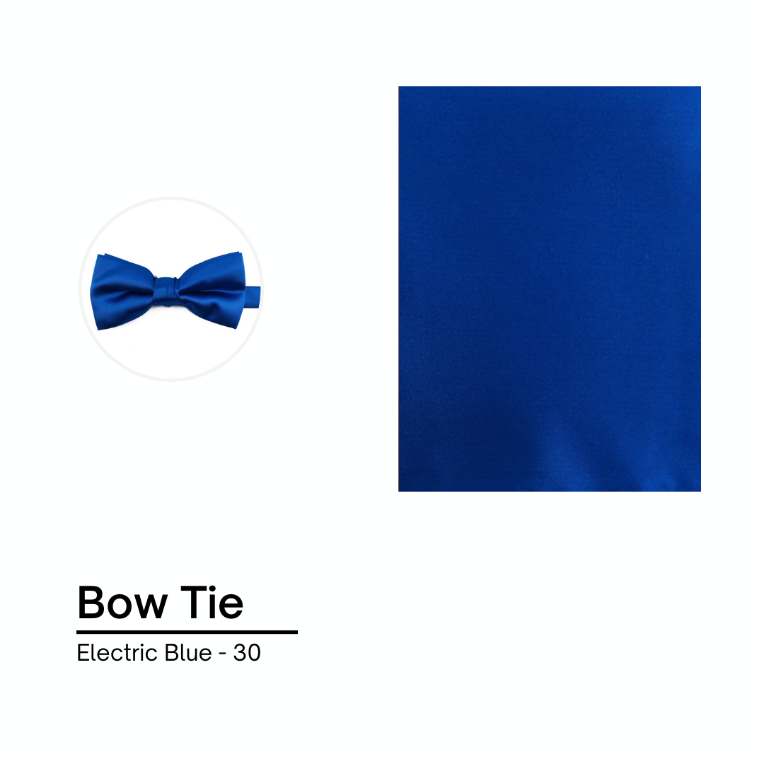 Cravate / Noeud Papillon Unie - Electric Blue