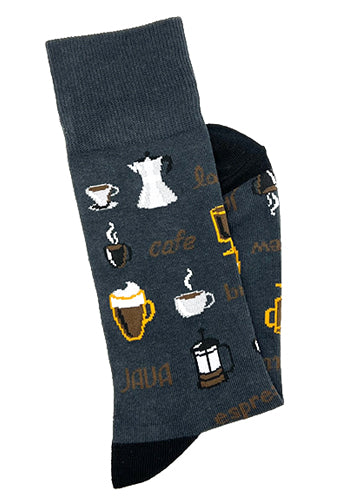 Socks with coffee mug