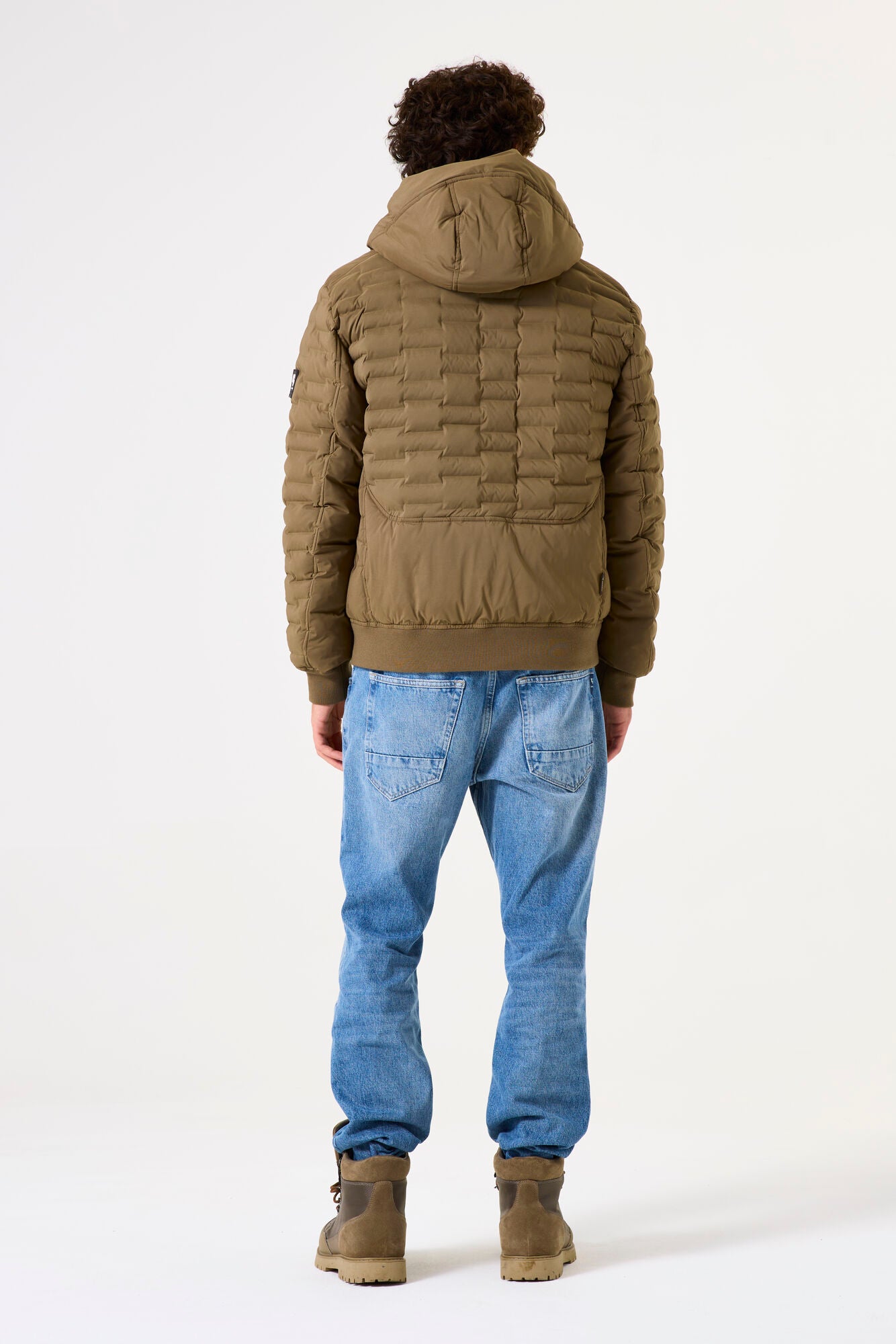 GREEN PUFFER JACKET - GARCIA