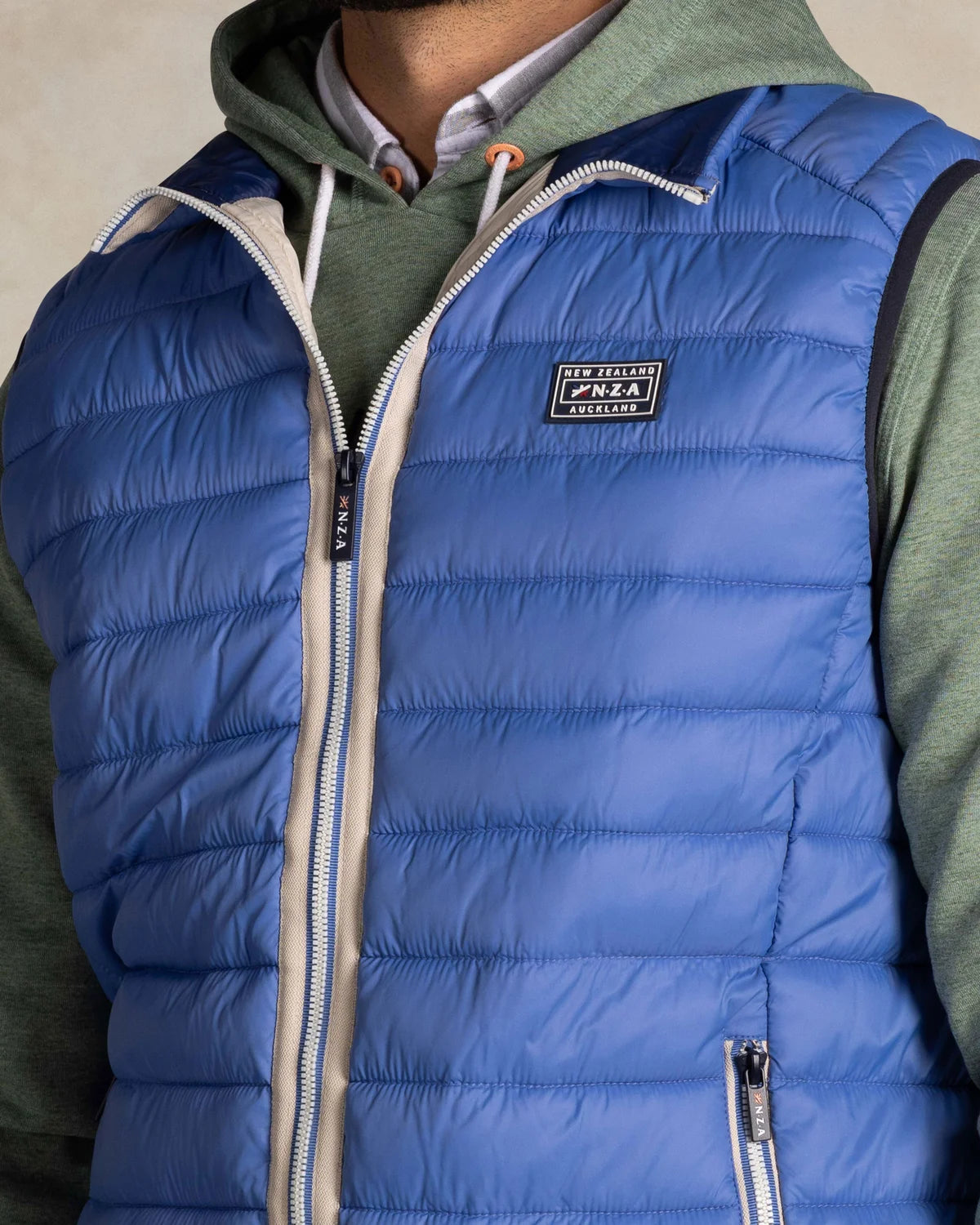 BLUE PADDED BODYWARMER - NEW ZEALAND AUCKLAND