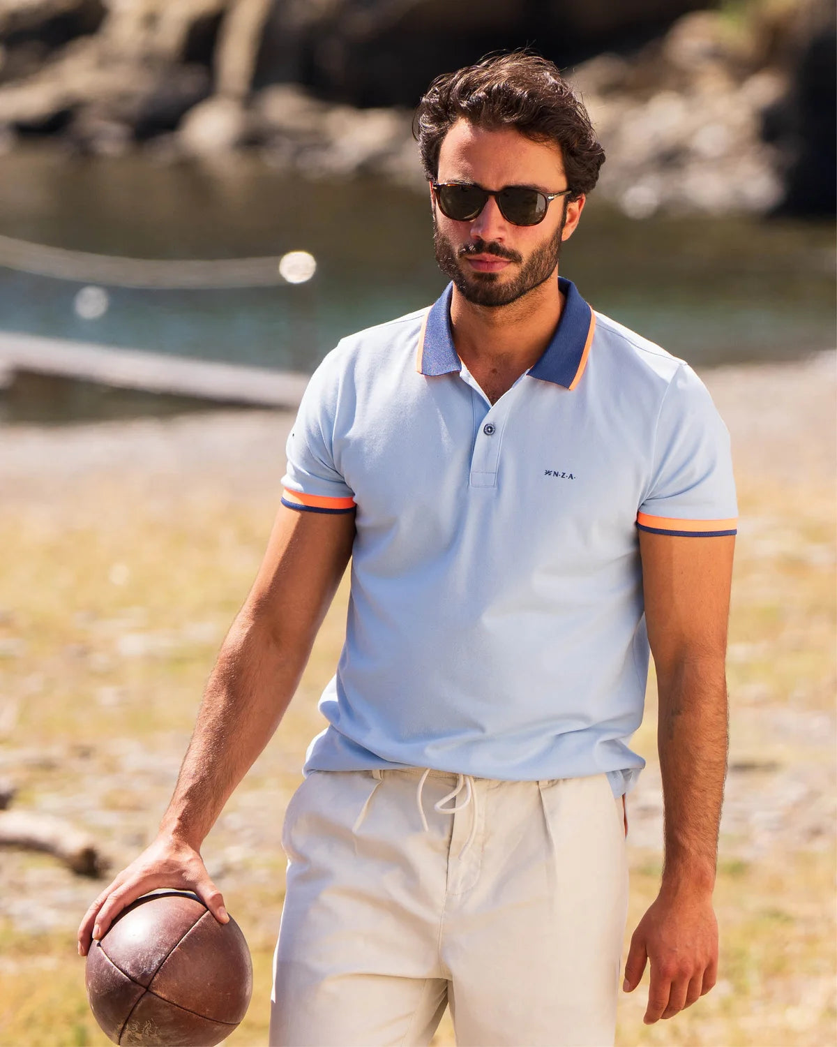 COTTON STRETCH POLO - NEW ZEALAND AUCKLAND