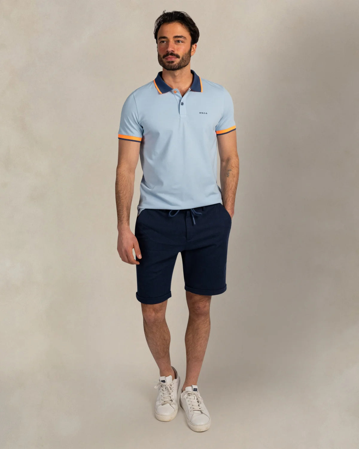 COTTON STRETCH POLO - NEW ZEALAND AUCKLAND