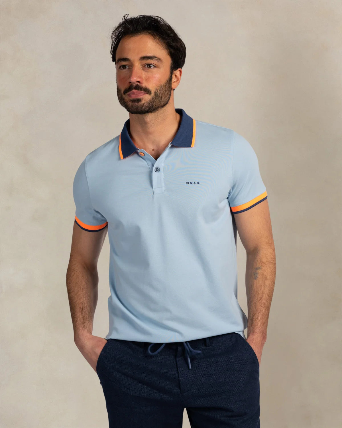 COTTON STRETCH POLO - NEW ZEALAND AUCKLAND