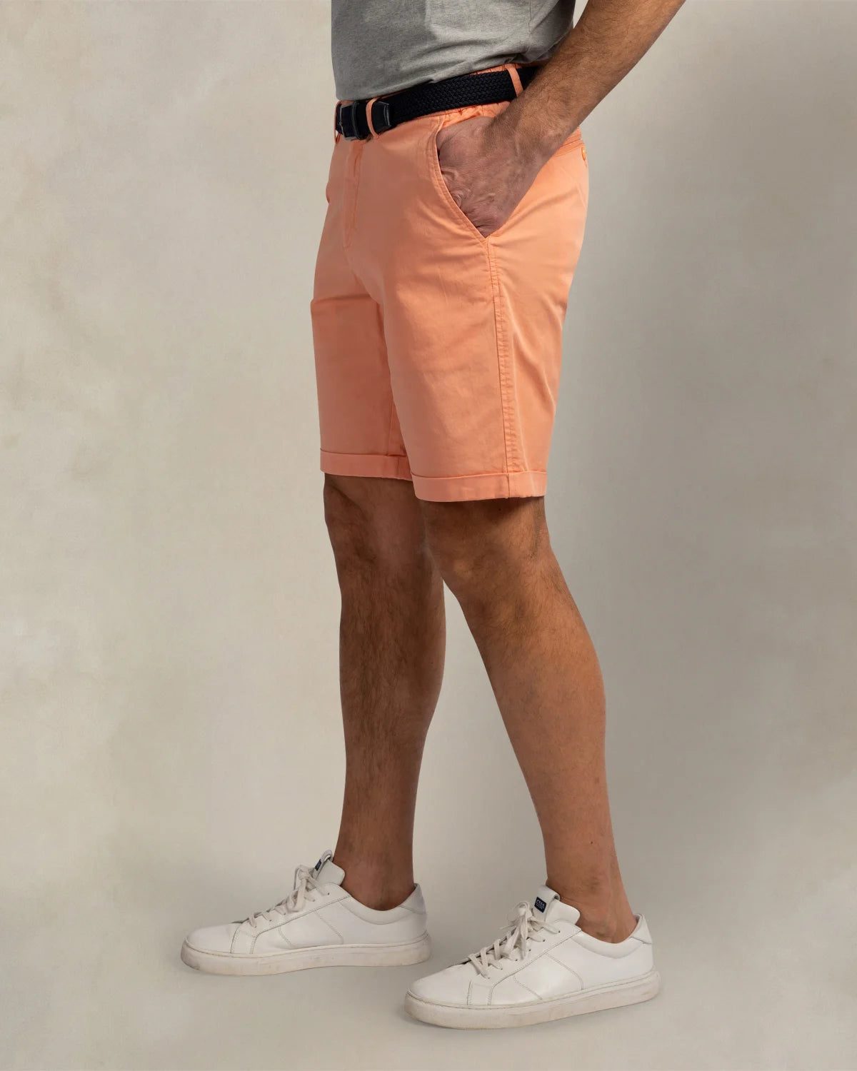 STRETCH COTTON CHINO SHORTS - NEW ZEALAND AUCKLAND