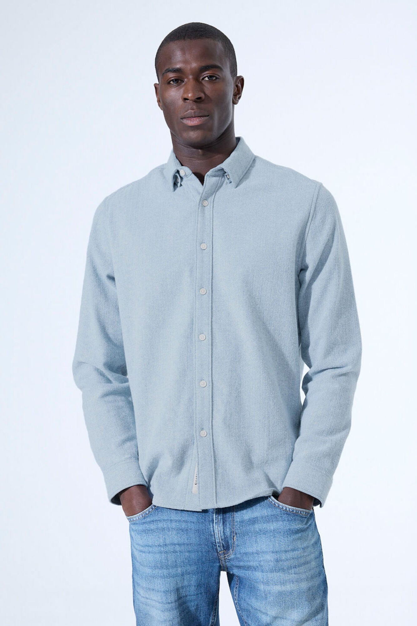 LIGHT BLUE SHIRT - GARCIA