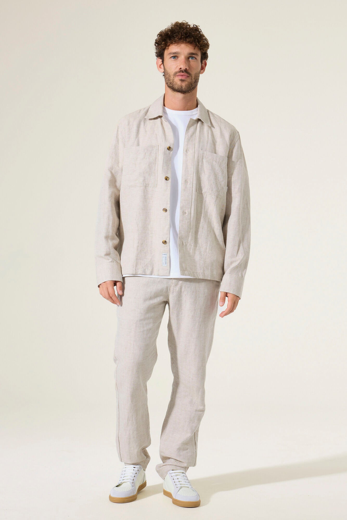 BEIGE OVERSHIRT - GARCIA