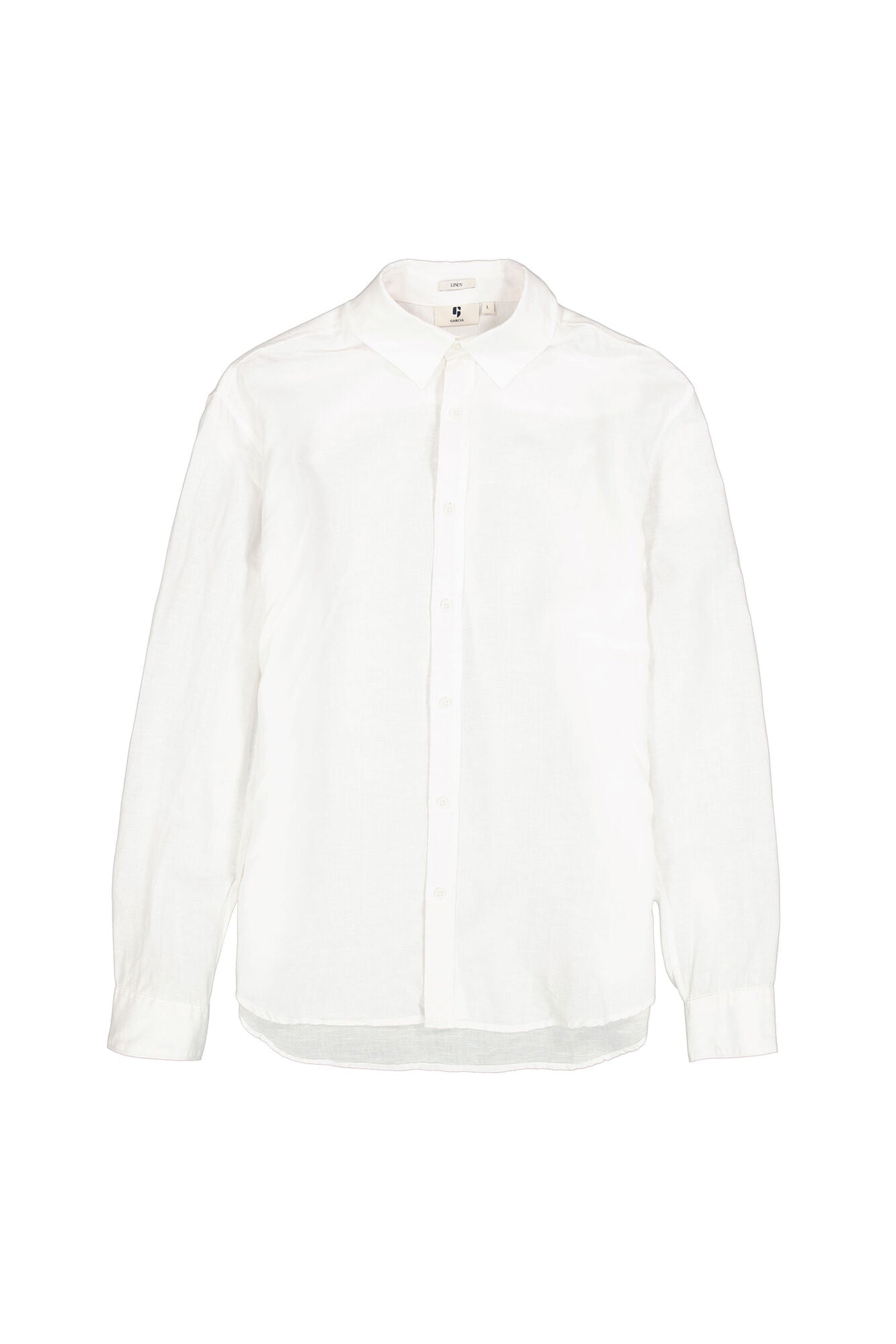 CHEMISE MIX LIN BLANC GARCIA